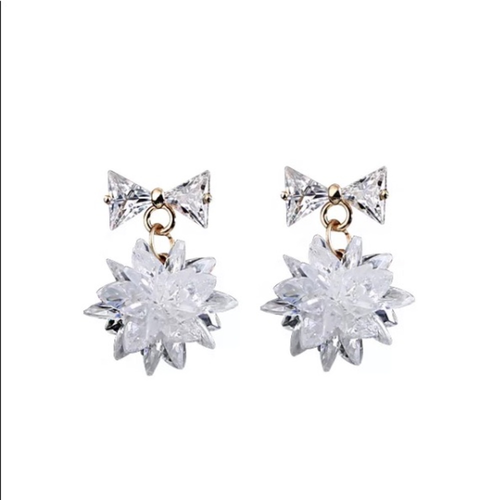 Crystal earrings - Picture 3 of 3